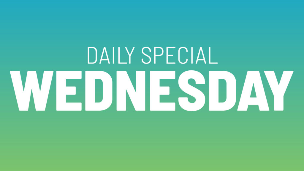 Wednesday Daily Specials
